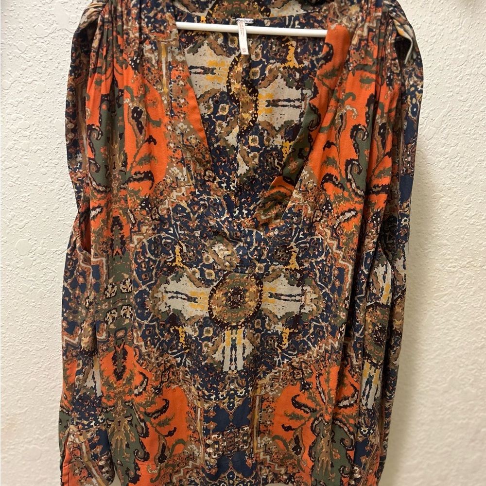 Free People Darcy Super V-neck swing tank